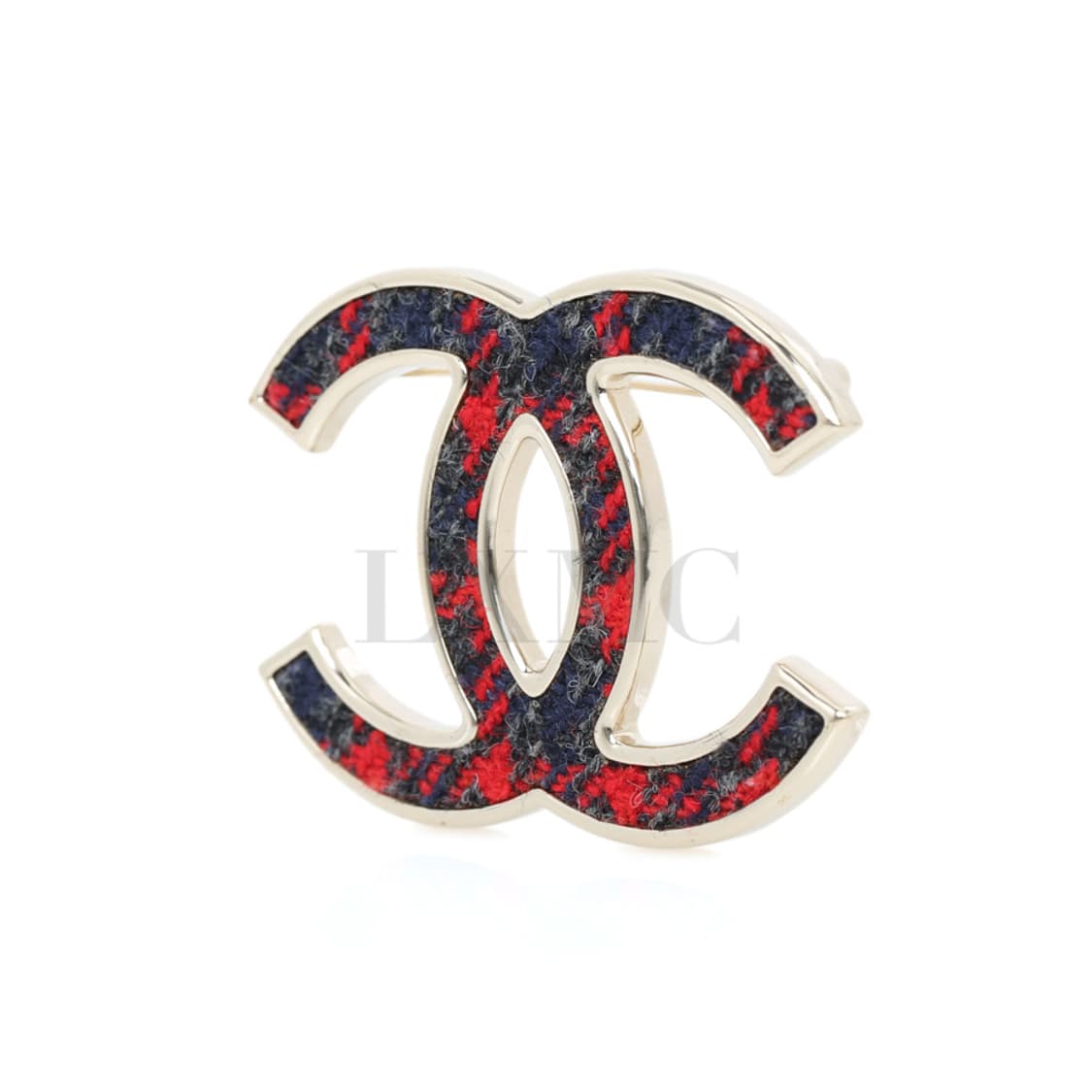 샤넬 브로치 CC 로고 브롯치 레드 트위드 브로치 펜던트 상품이미지3