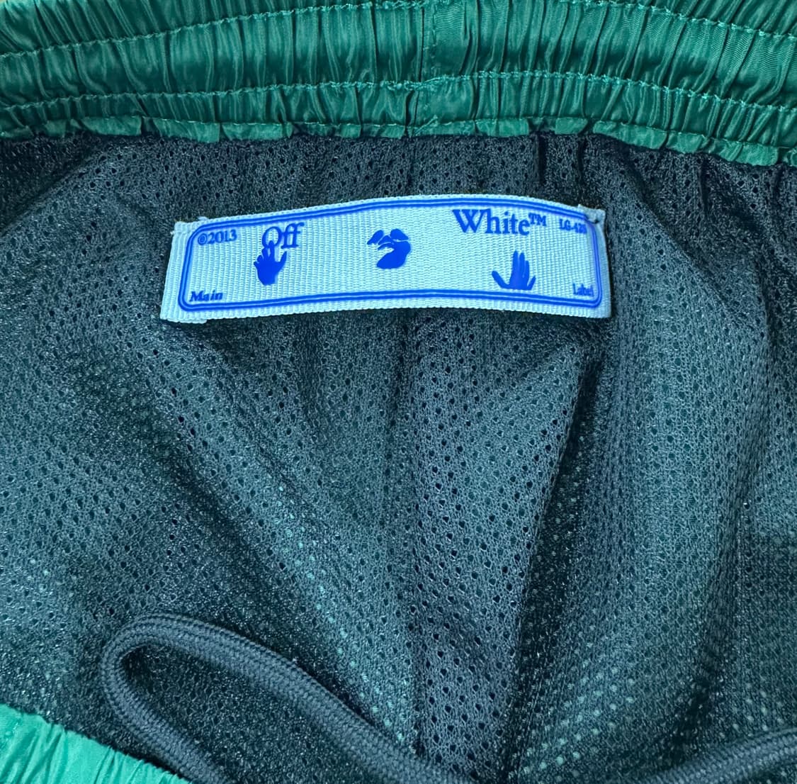 오프화이트 그린 트랙 팬츠 상품이미지4