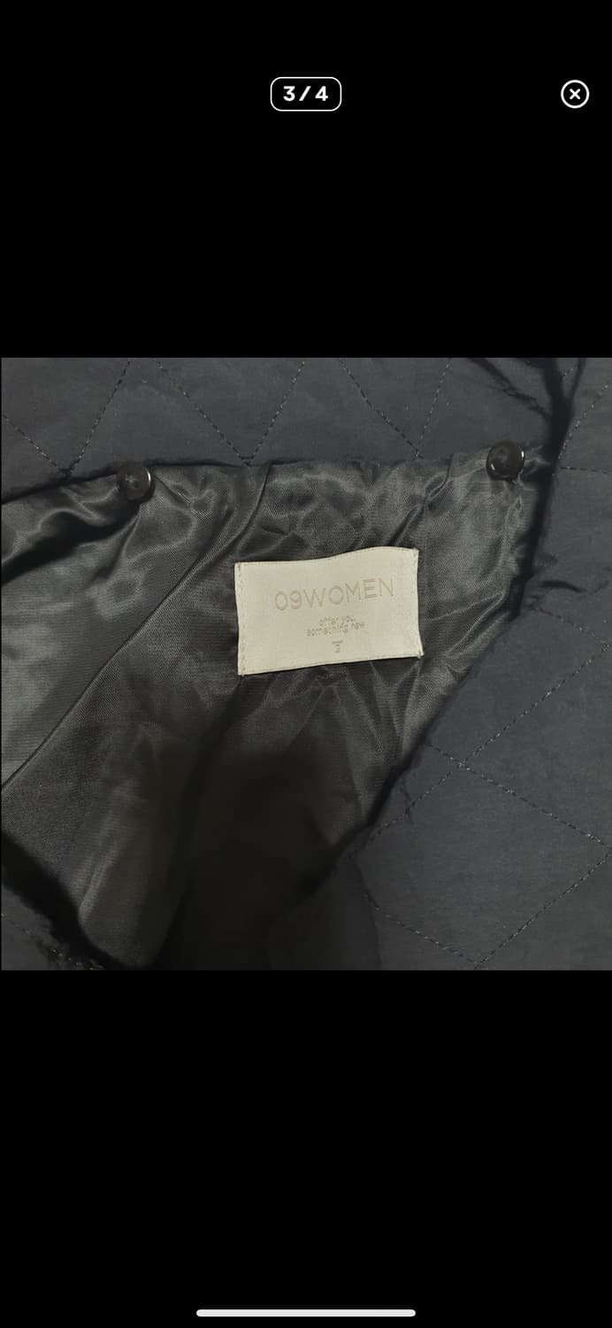  (바배) 카라 퀄팅 누빔 패딩 상품이미지3