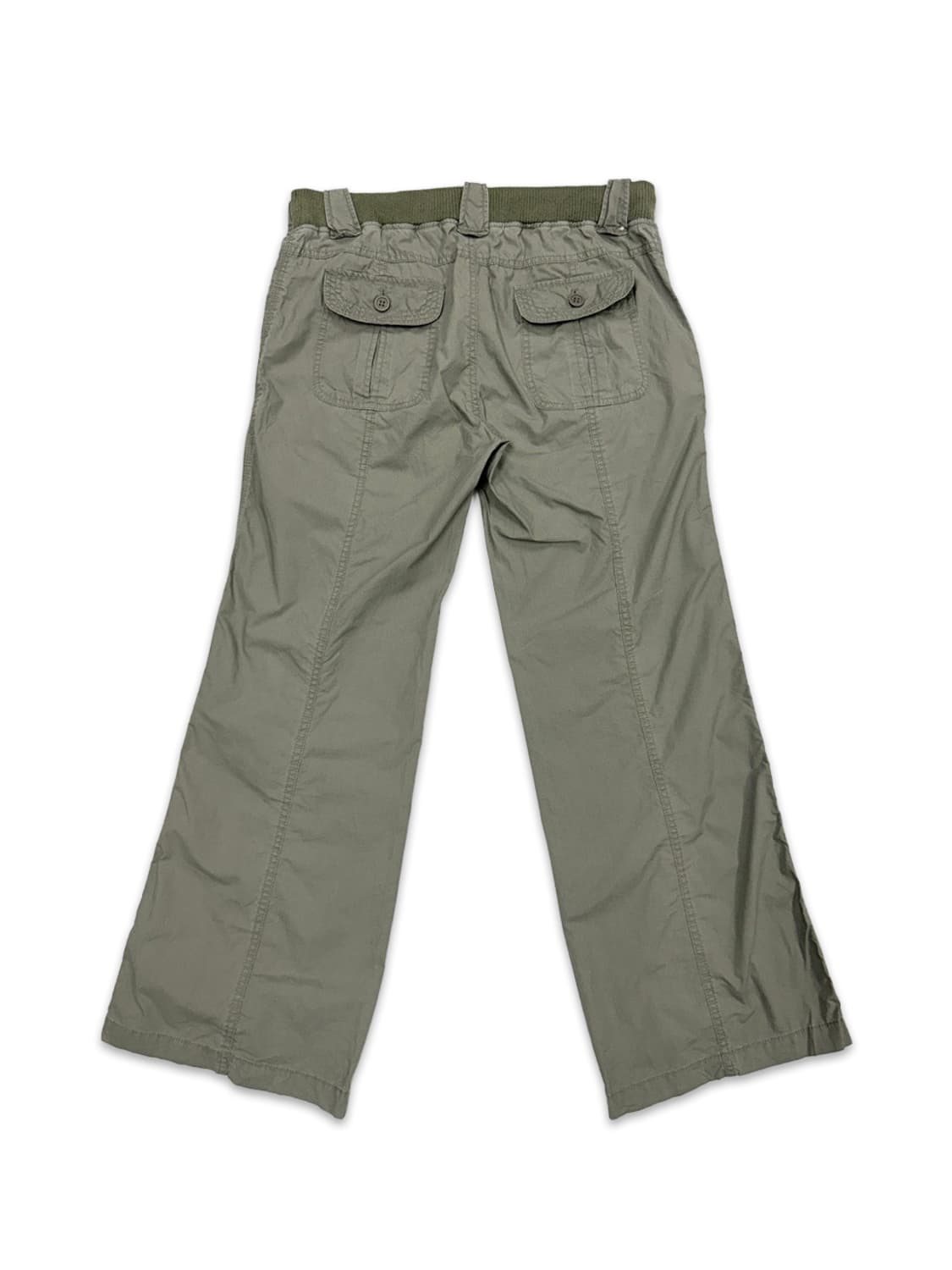 빈티지 y2k 카키 라인 와이드 팬츠 상품이미지5