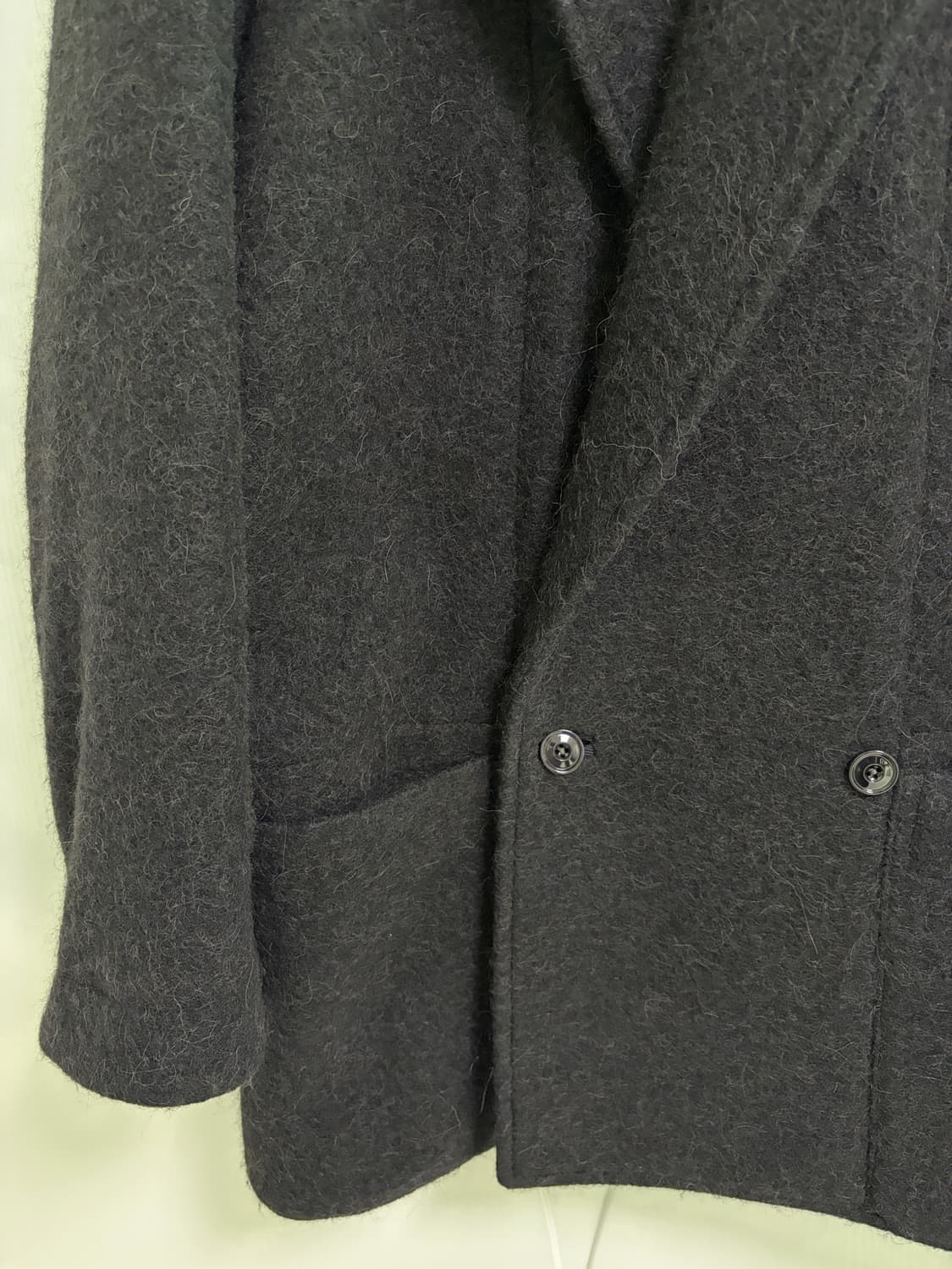르메르 펠트 울 자켓 블랙 46사이즈 판매 상품이미지6