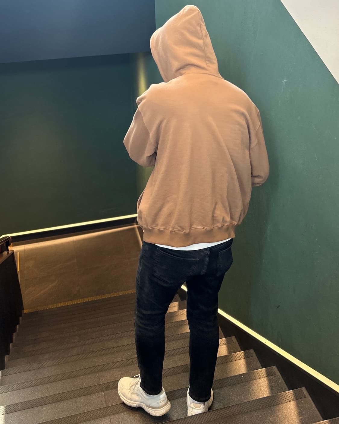 빈티지 브라운 후드집업 상품이미지3