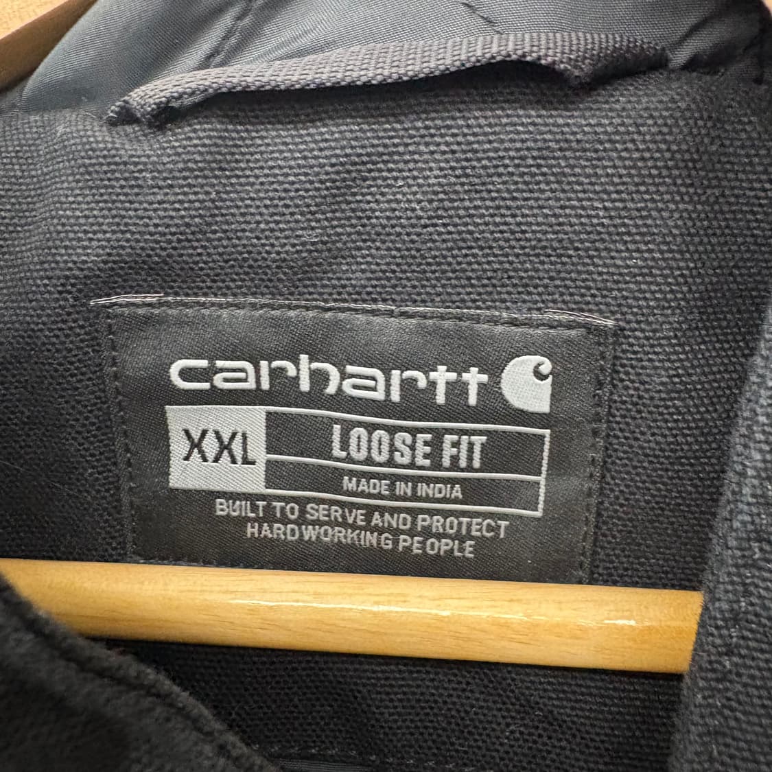 칼하트 블랙 후드 워크 자켓 남/XXL 상품이미지3