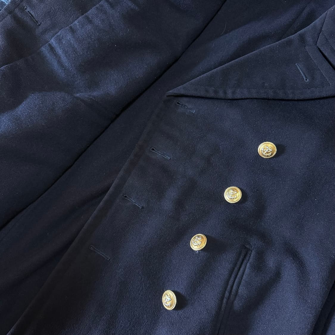 60's 독일 해군 더블 브레스트 피코트 18 상품이미지4