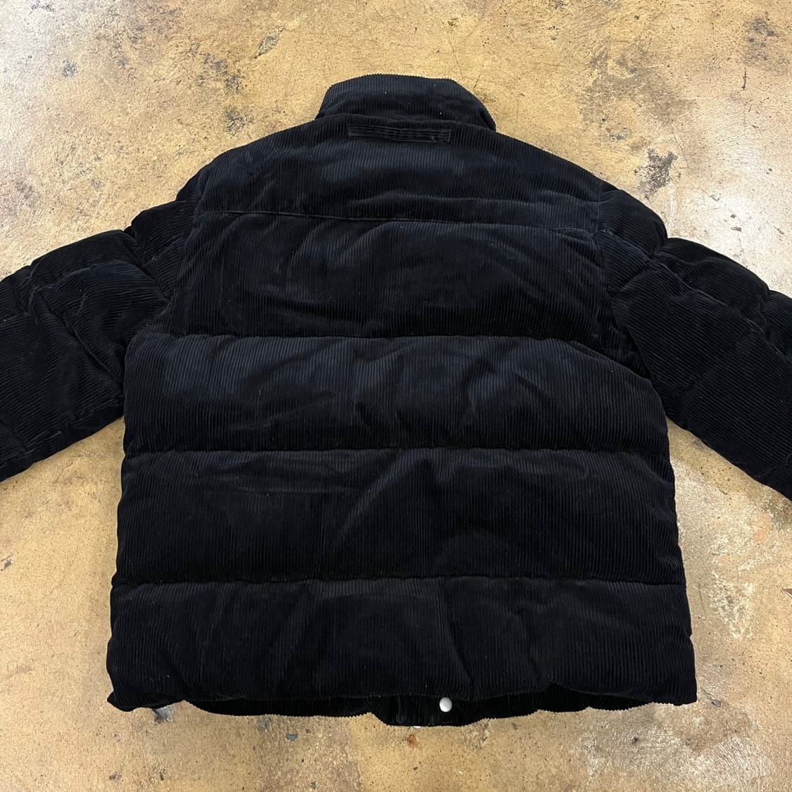 [정품/S] 올세인츠 블랙 코듀로이 패딩 자켓 b15 상품이미지4
