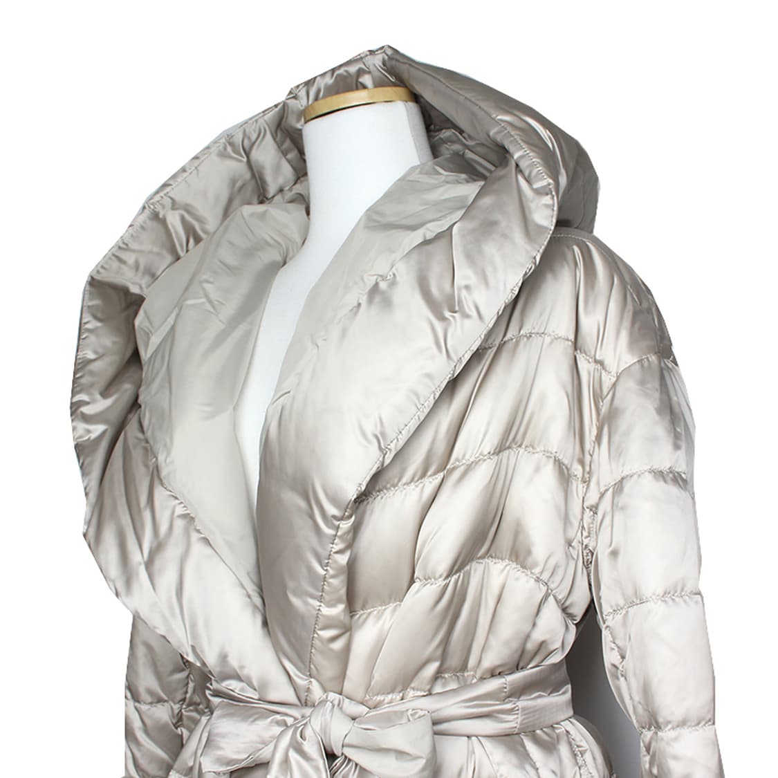 S막스마라 리버서블 라이트그레이 구스다운 패딩 코트 55, 66 상품이미지5