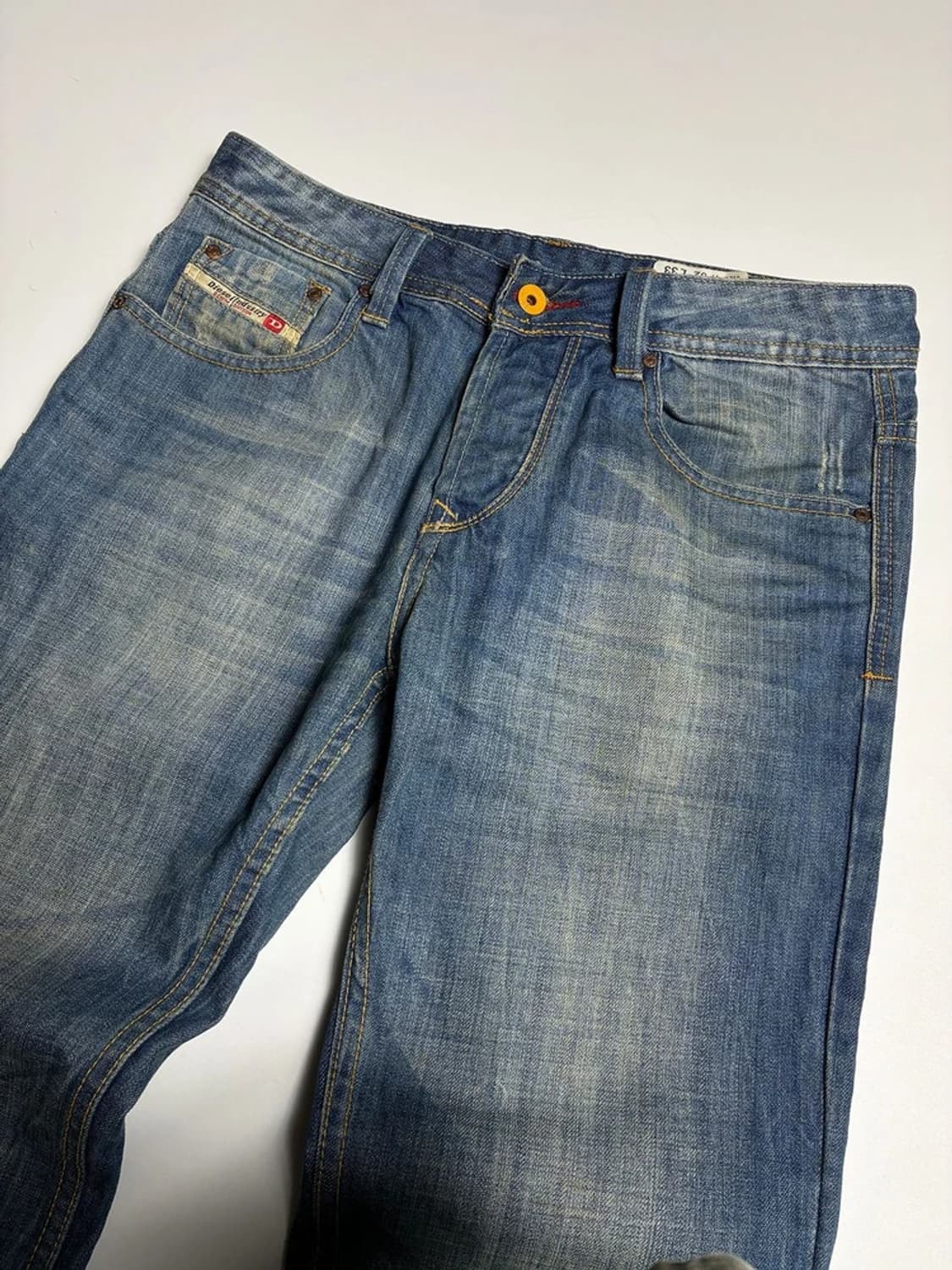 디젤 DIESEL 자탄 빈티지 워싱 데님 팬츠 R1352 상품이미지2