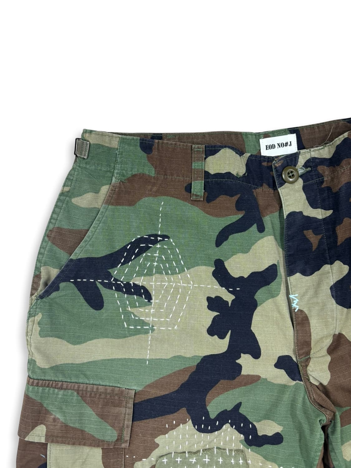 BDU Distressed Boro Sashiko Bermuda 상품이미지5