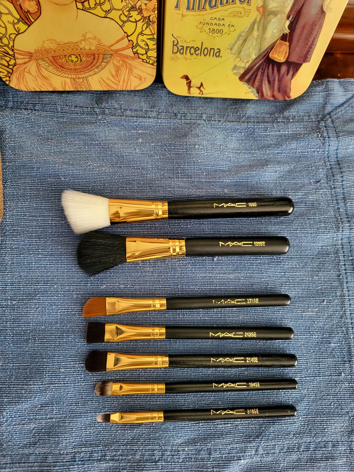 새상 맥 MAC 여행용 미니 메이크업 브러쉬 세트  상품이미지3