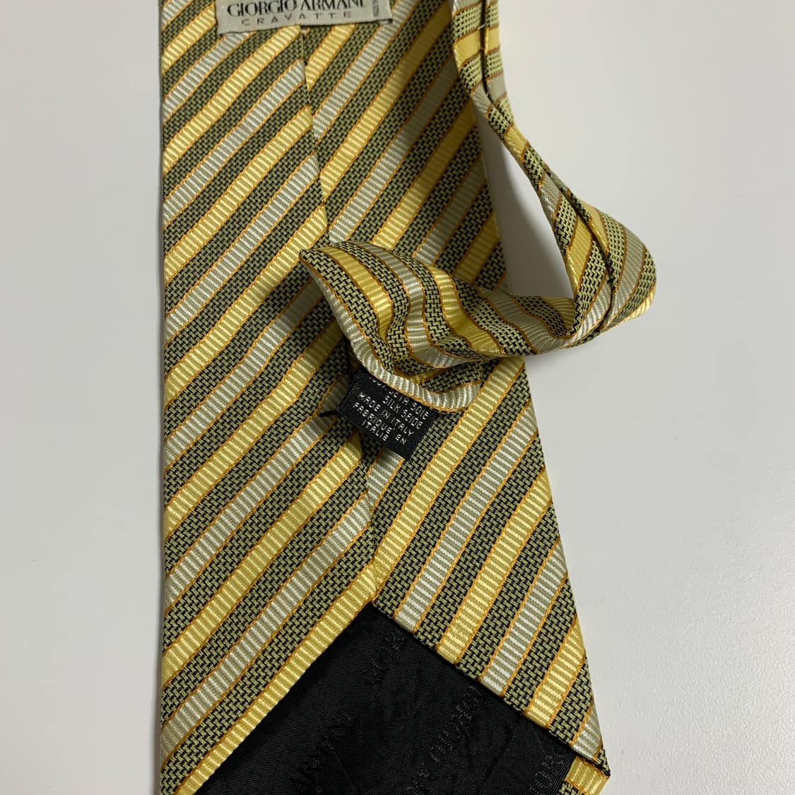 조르지오 아르마니(ARMANI) 스트라이프 명품넥타이 A+등급 9.6cm 상품이미지6