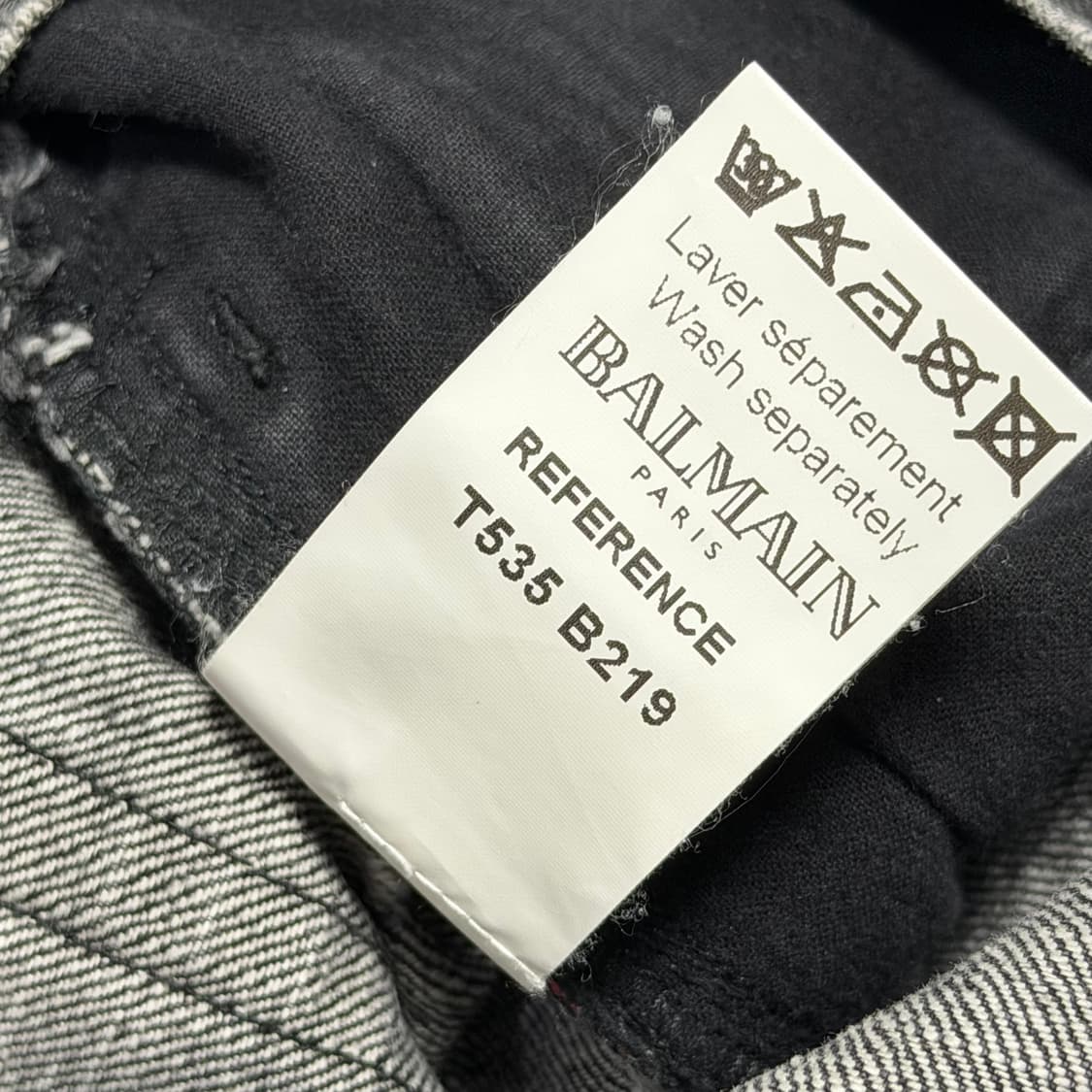 발망 데카르넹 11fw 페인트 셀비지 데님 30 상품이미지8