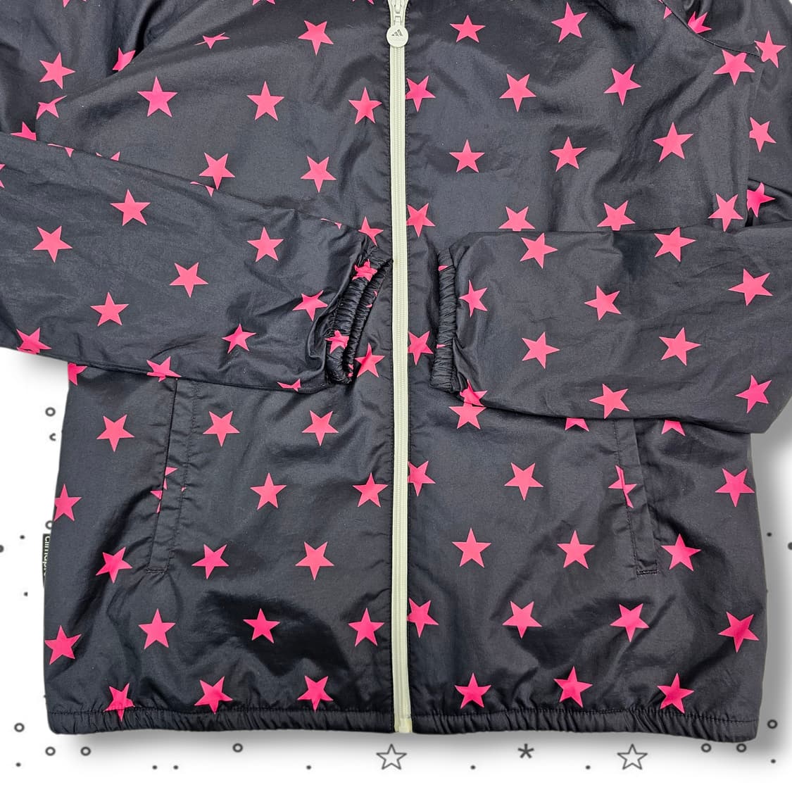 L ADIDAS 아디다스 별 패턴 후드집업 상품이미지3