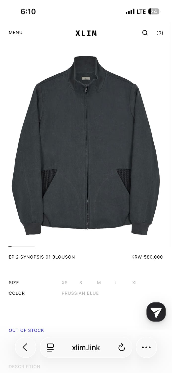 EP.2 SYNOPSIS 01 BLOUSON 2size 상품이미지1