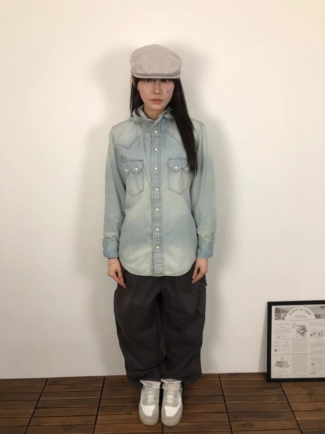 STOOGE & CO Denim Western Shirt 상품이미지1