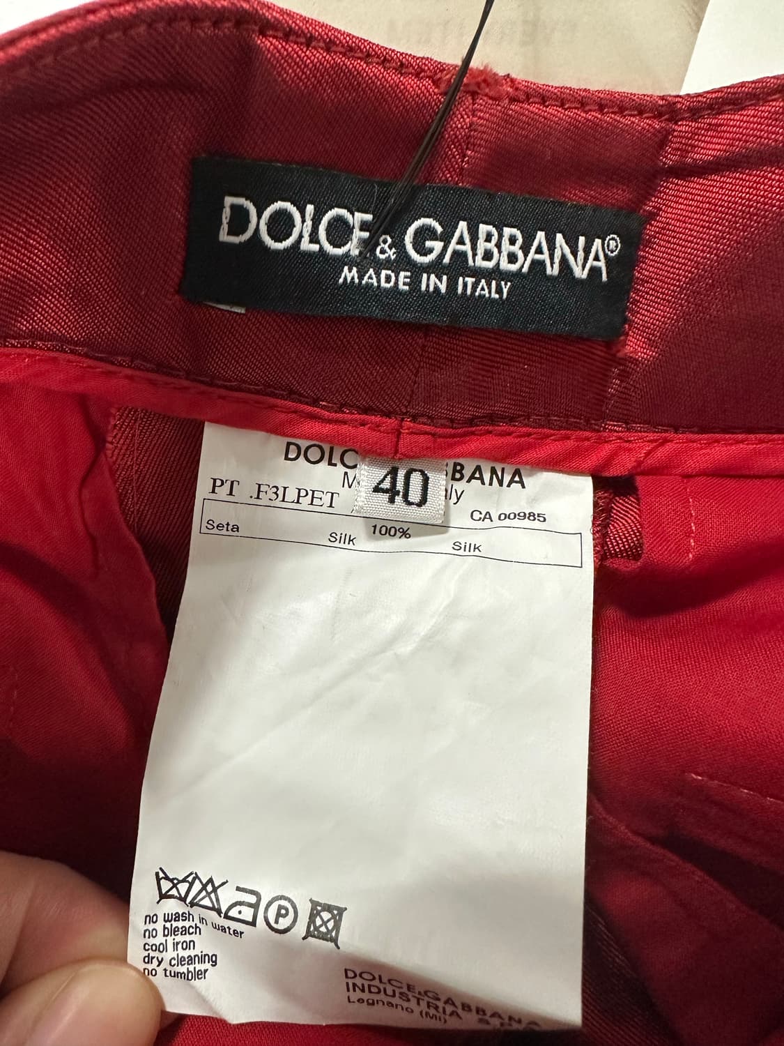 (새)돌체앤가바나 실크 7부팬츠 상품이미지7