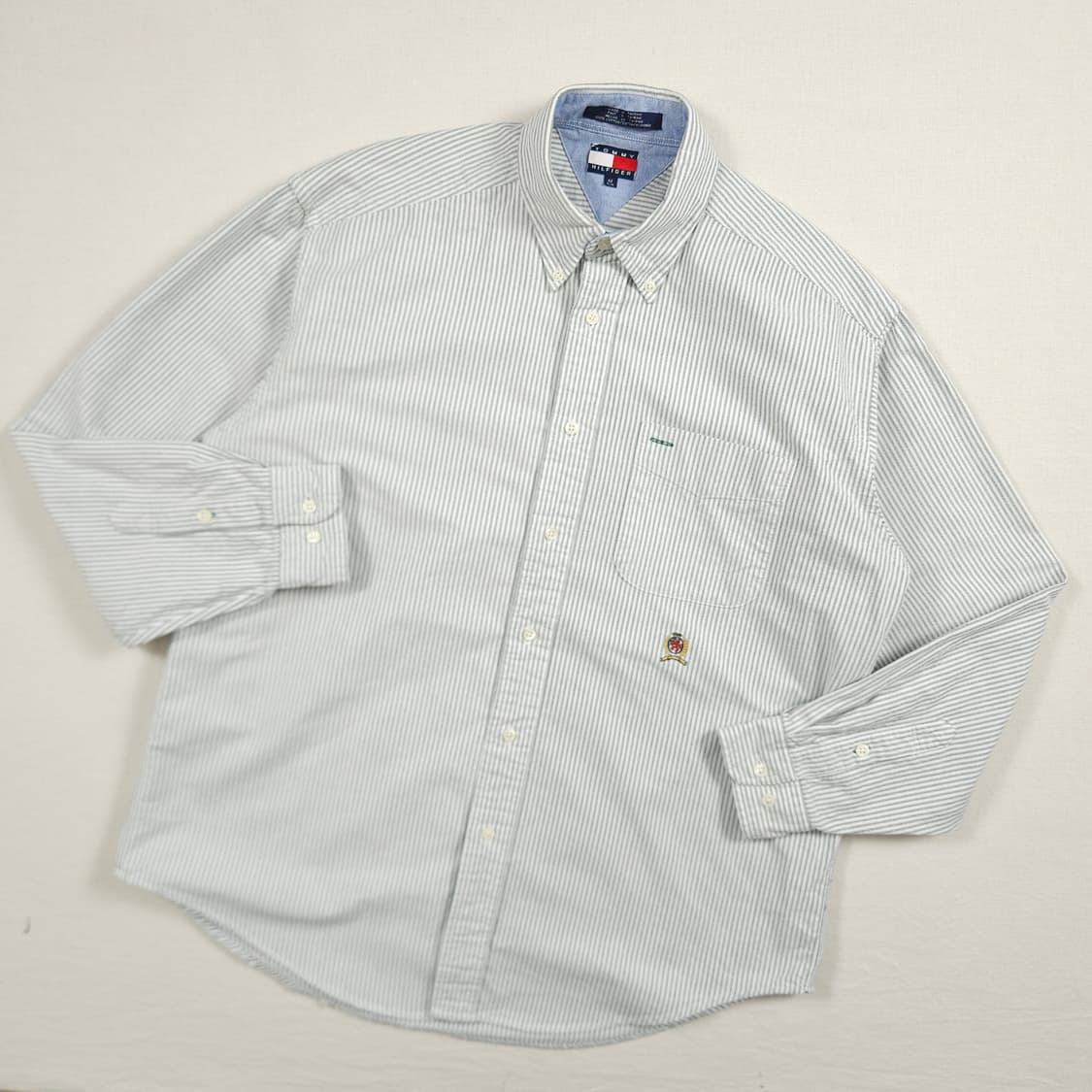 L(100) 타미 힐피거 옥스포드 스트라이프셔츠 상품이미지2