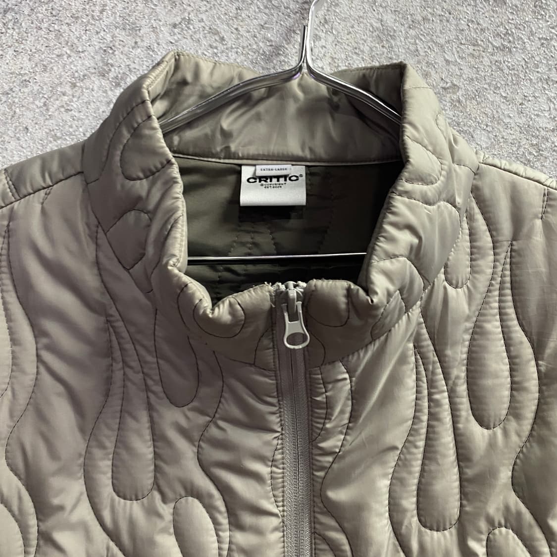 크리틱 퀄팅 스트링 애쉬 경량패딩 B3711 상품이미지3
