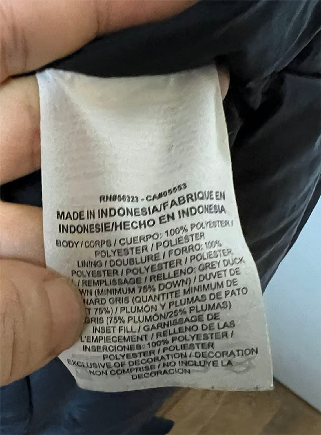 NIKE 나이키 남자 스우시 롱패딩 덕다운 후드점퍼 M 95 상품이미지5