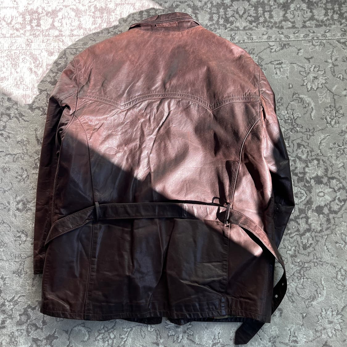 90s 말보로 클래식 이태리 메이드 레더 필드자켓 상품이미지4