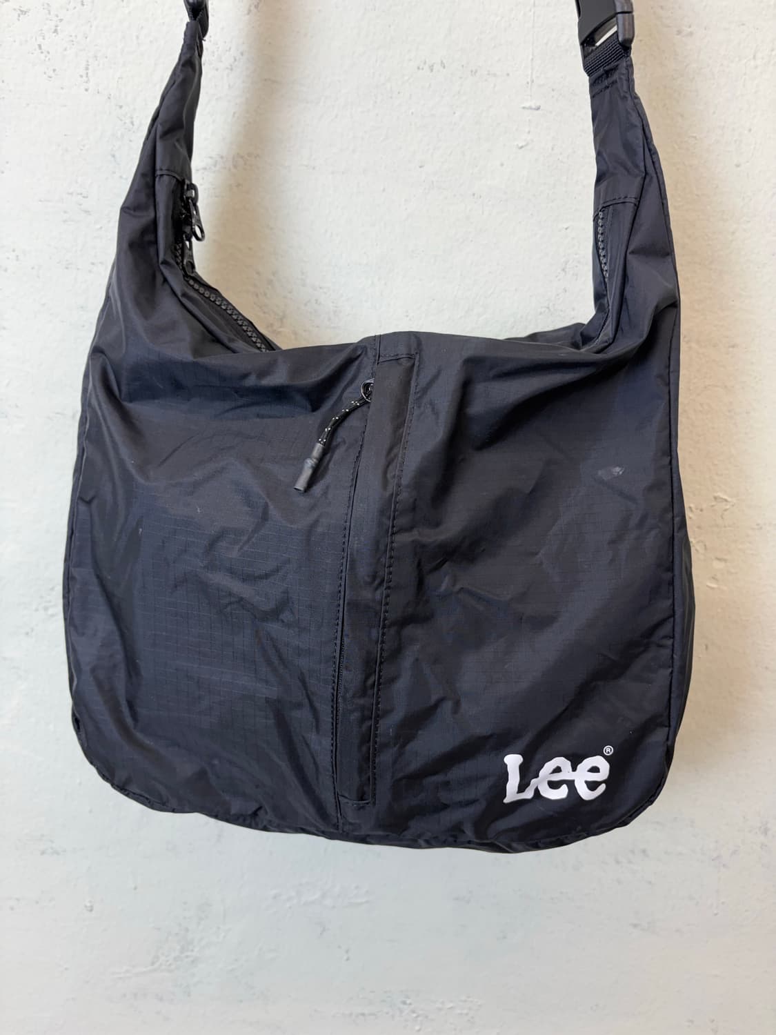 Lee 리 나일론 샤코슈 크로스백 블랙 상품이미지6