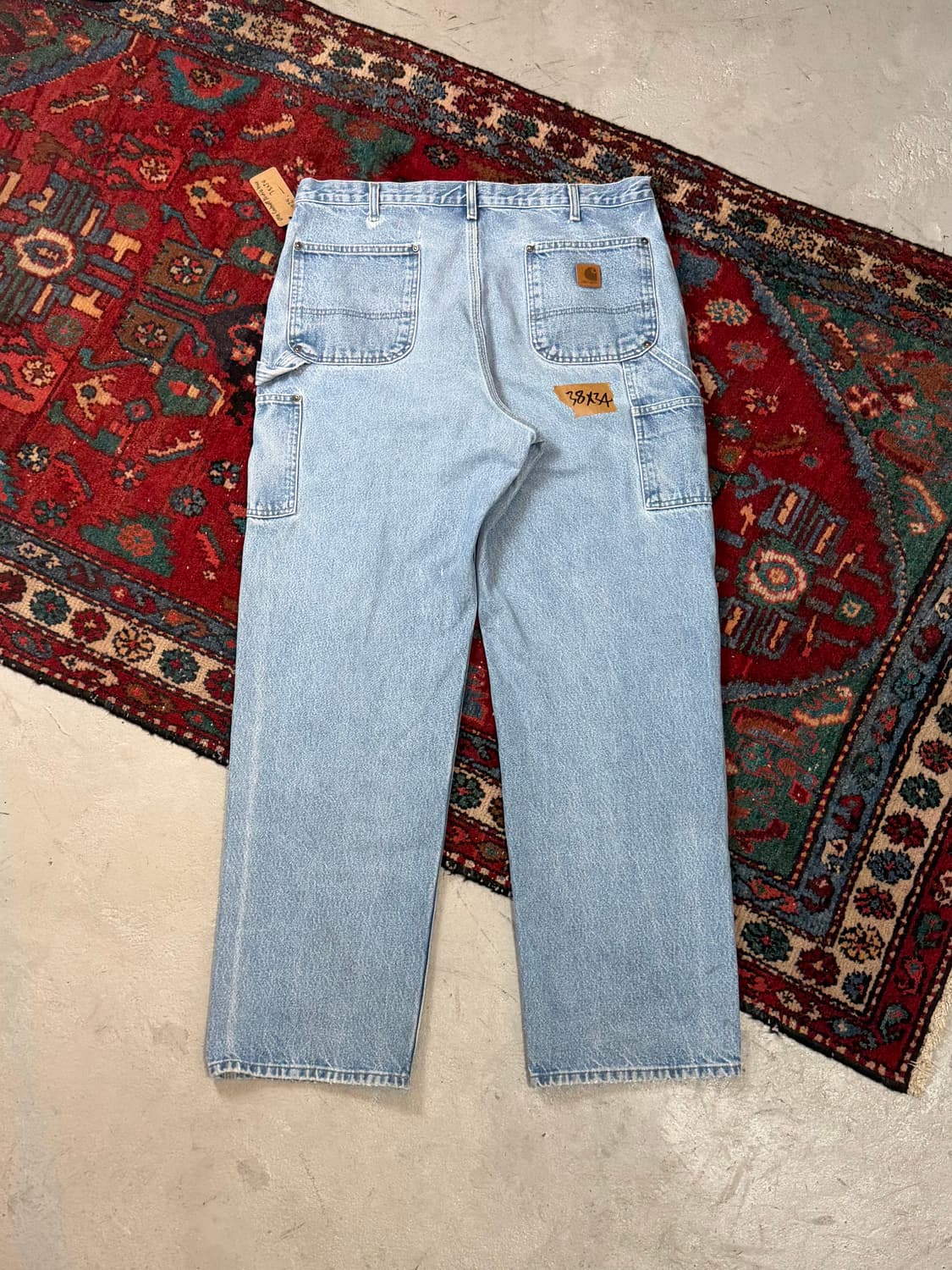 OG 칼하트 데님 더블니 칼하트 워크팬츠 썩블니 상품이미지4