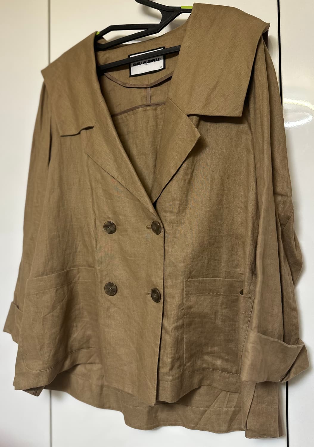 칼 라거펠트 린넨 마 혼방 자켓 상품이미지3