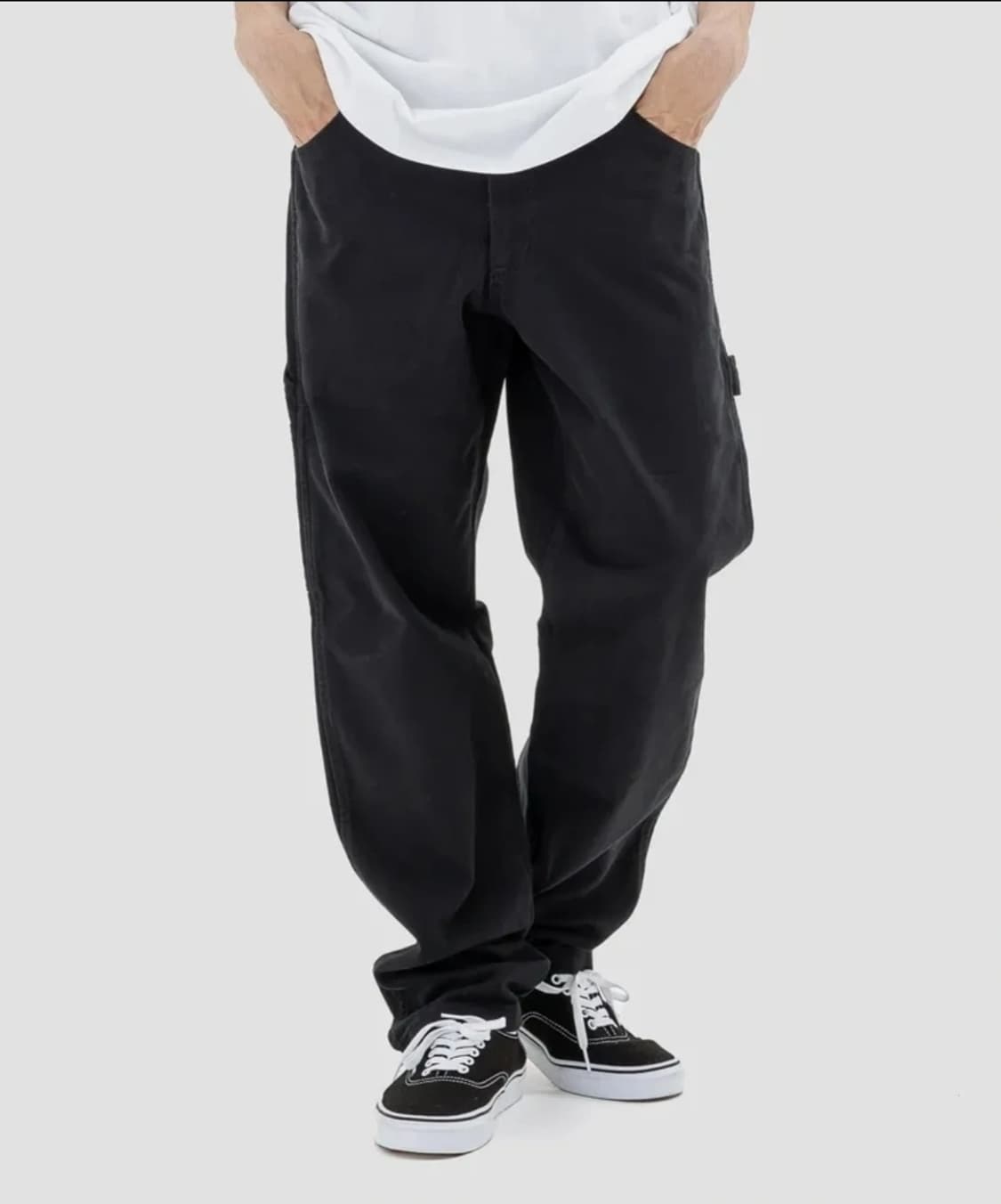 디키즈 덕 캔버스 카펜터 팬츠 30 블랙 상품이미지1