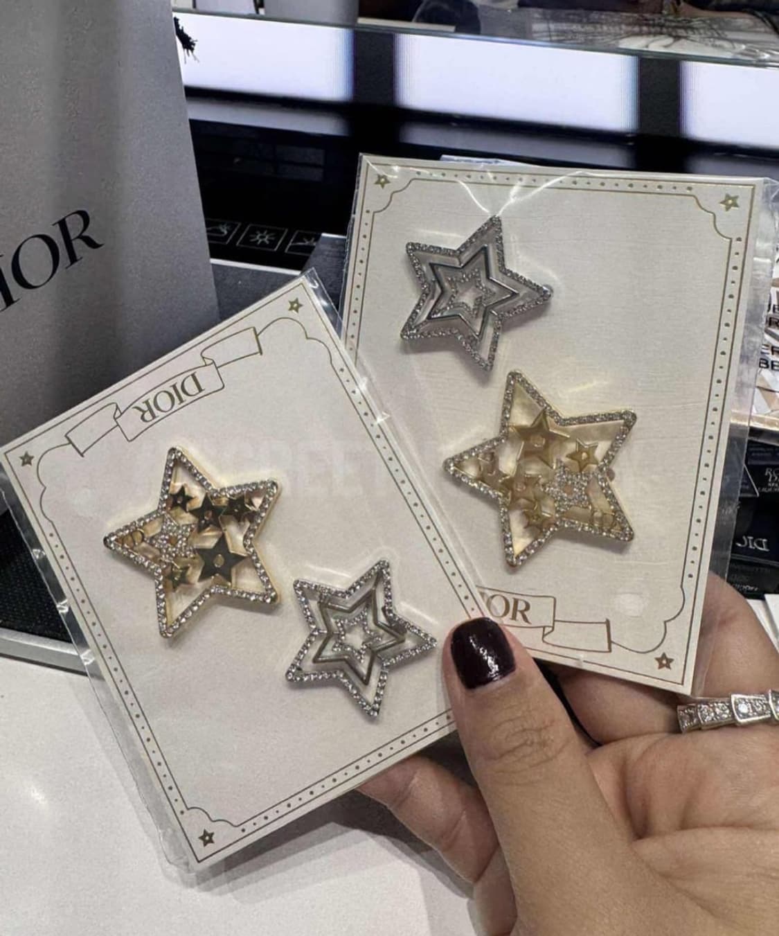 디올 스타 헤어클립 2피스 세트  상품이미지8