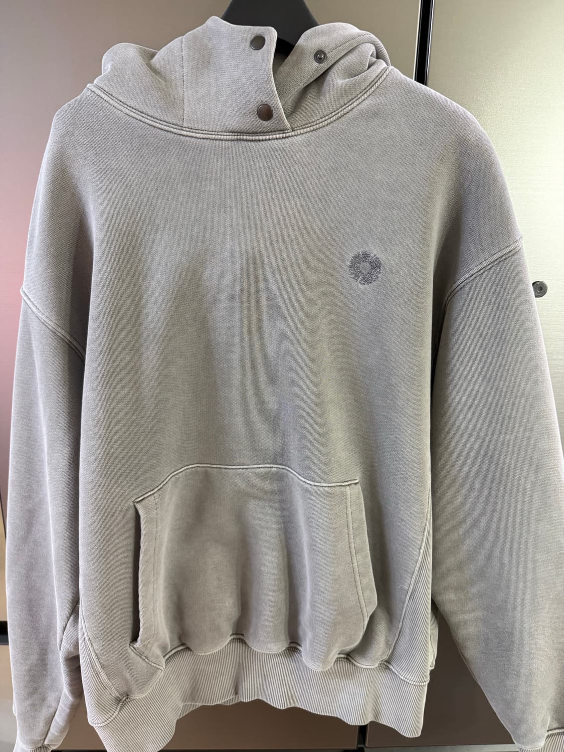 999휴머니티 넥 스냅 다잉 후디 상품이미지4