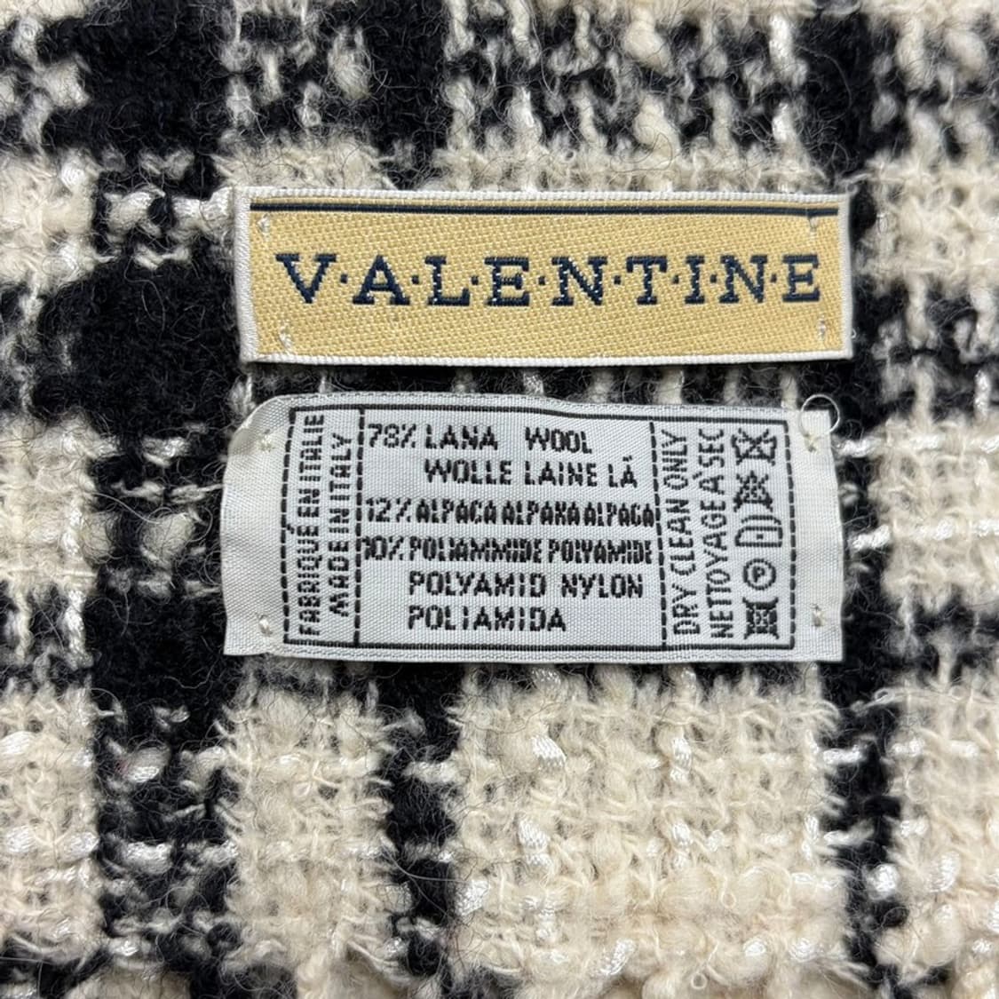 발렌타인 울 니트 머플러 v1544 상품이미지4