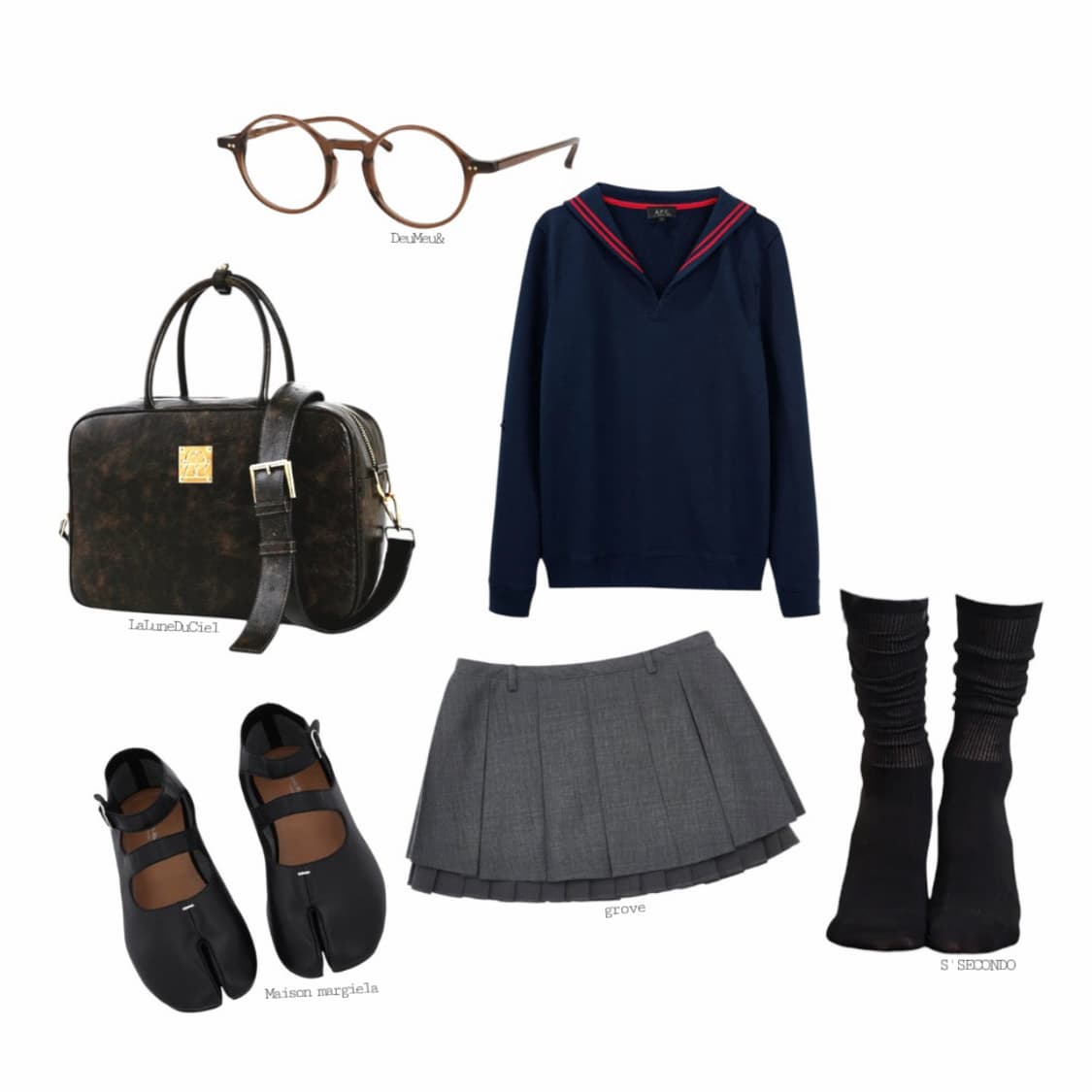 A.P.C. 세일러 칼라 스웻셔츠 상품이미지2