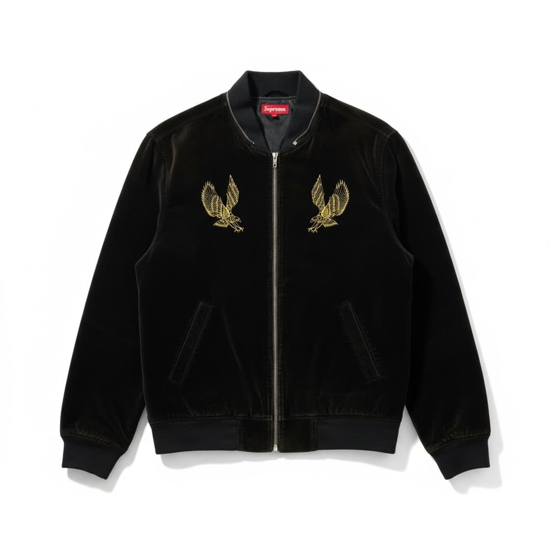슈프림 14FW 벨벳 봄버 자켓 L 상품이미지1