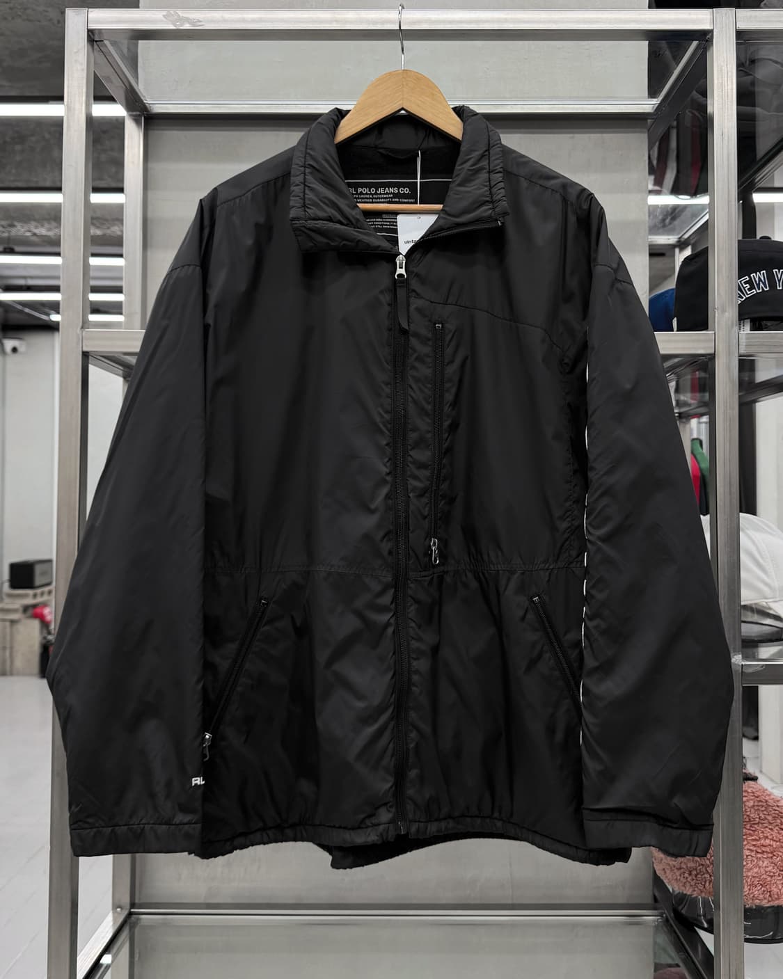 폴로 진스 00s 스펠로고 나일론 윈드브레이커 상품이미지1