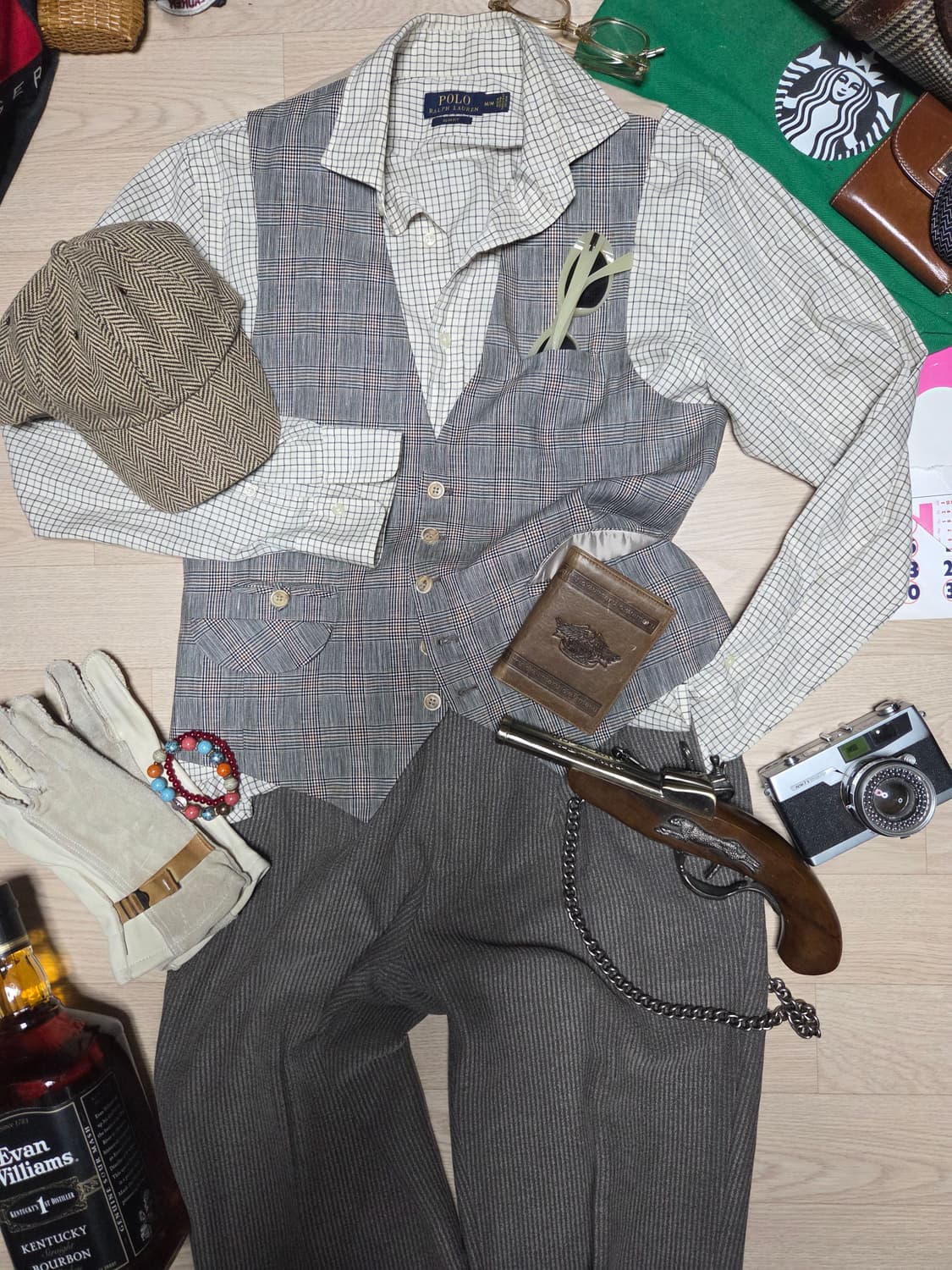 SIEG 체크 조끼 베스트  상품이미지2