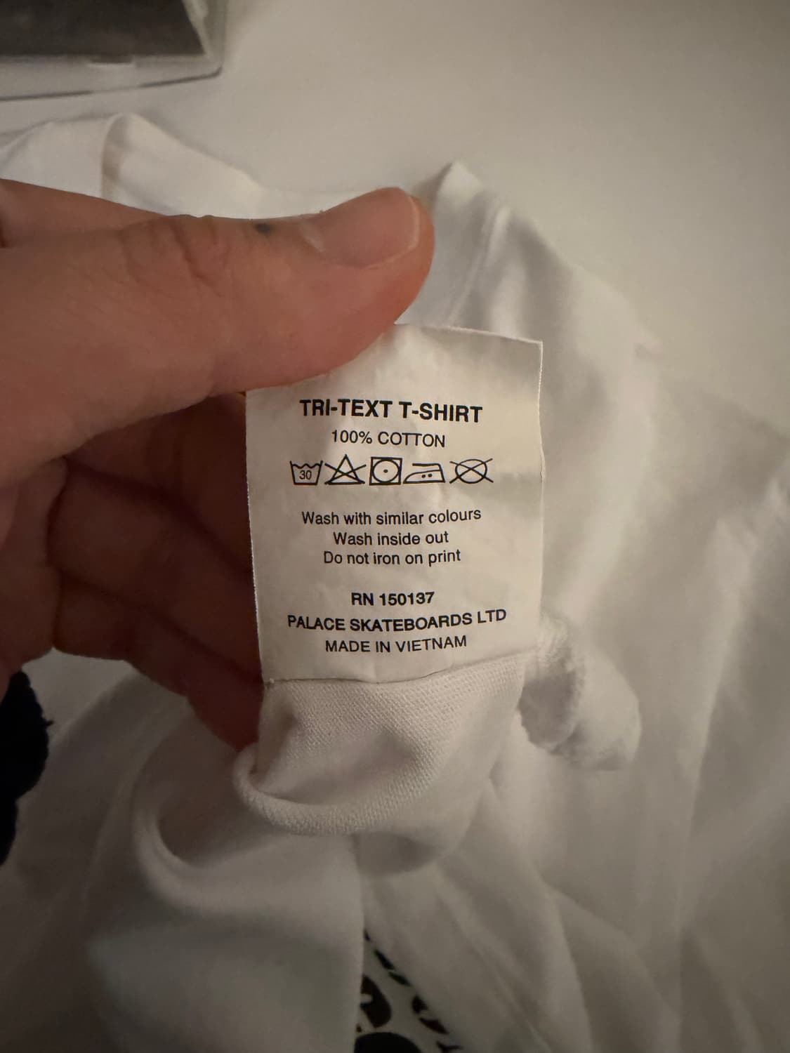 팔라스 22FW 트라이텍스트 티셔츠 화이트 XL 상품이미지9