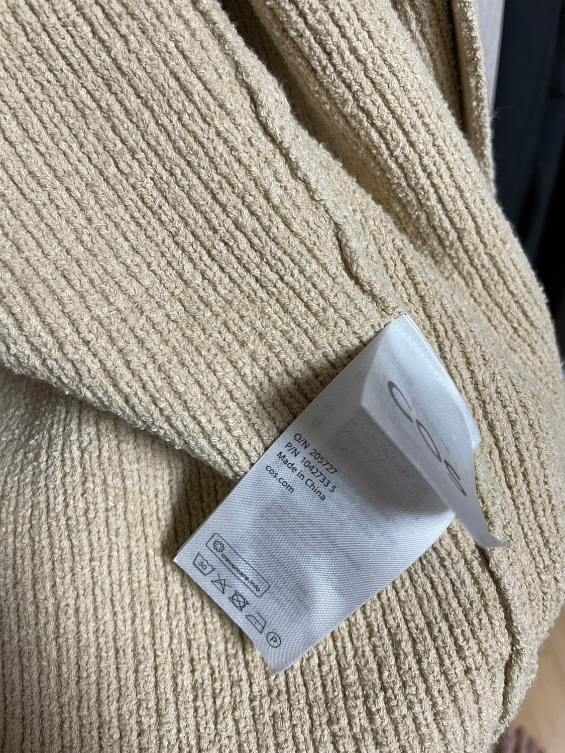 cos 부클레 가디건 L 상품이미지4