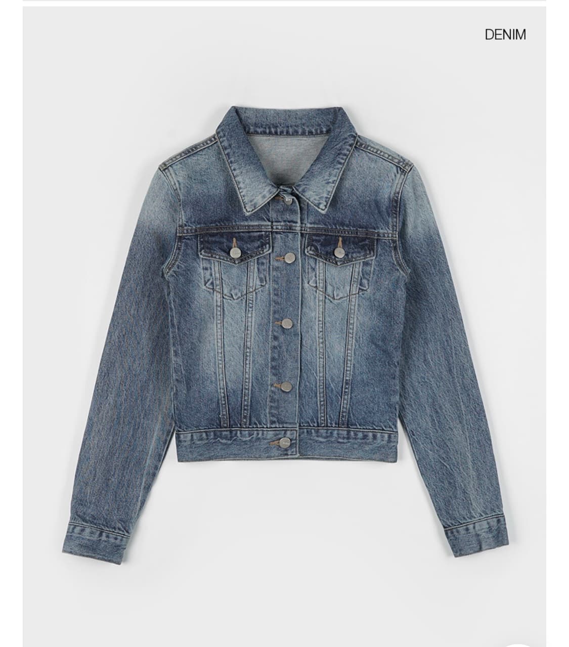 블랙업 스위텐 워싱 데님자켓 상품이미지1