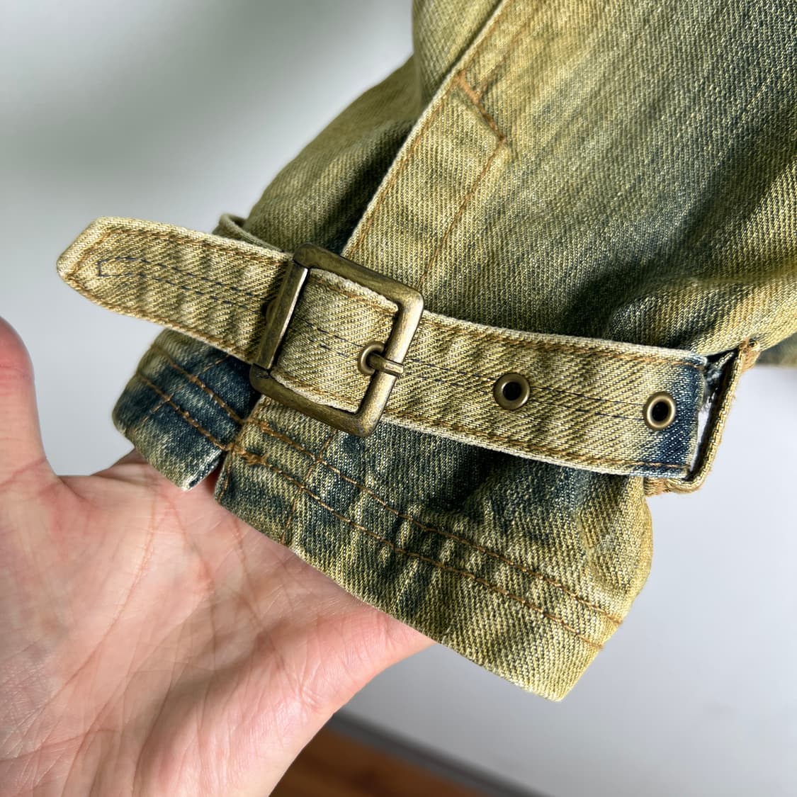 VTG 빈티지 비조 워싱 데님 자켓 2XL 상품이미지6