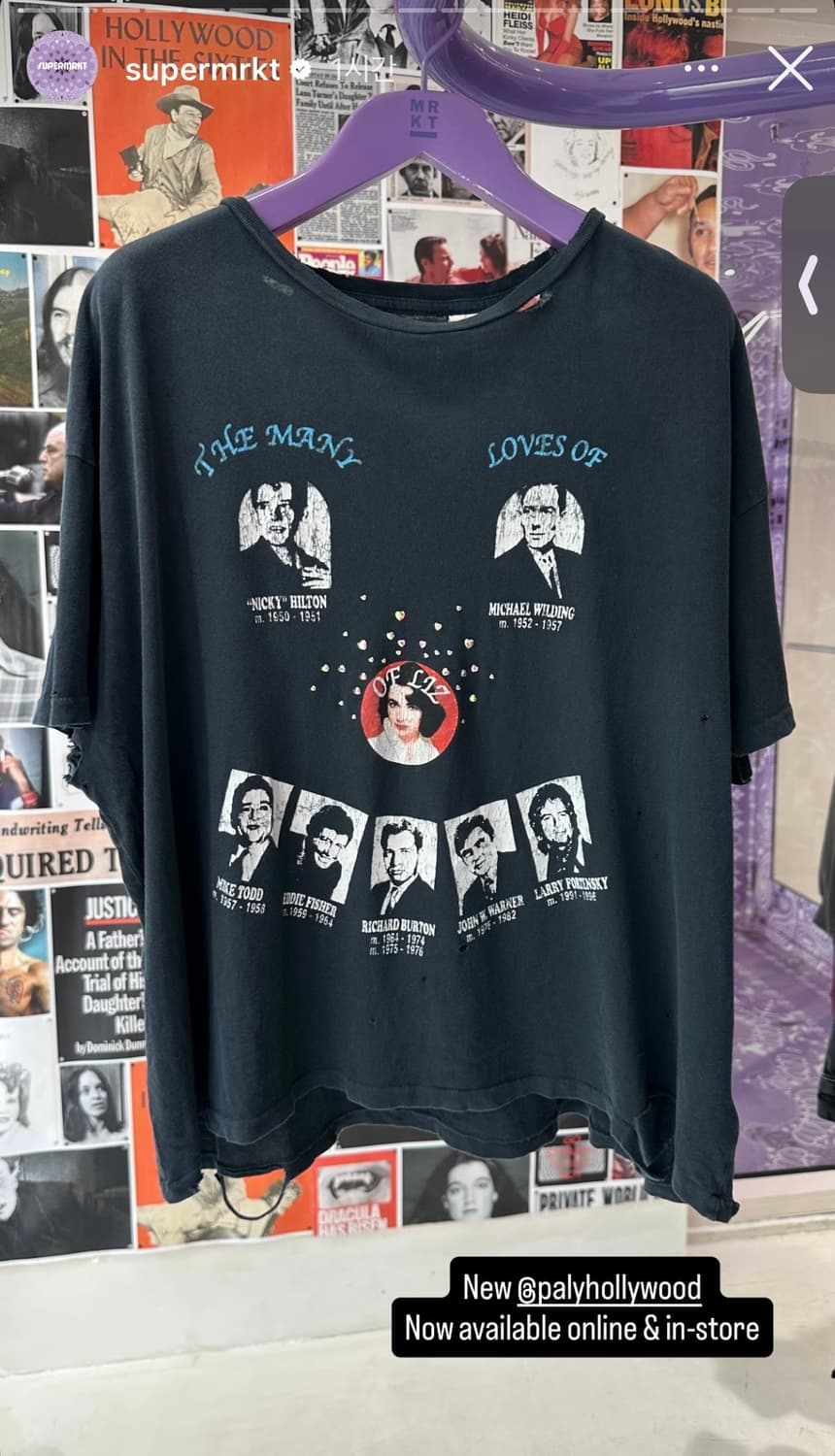 [L]팔리할리우드 티셔츠 Loves of Liz Tee 상품이미지1
