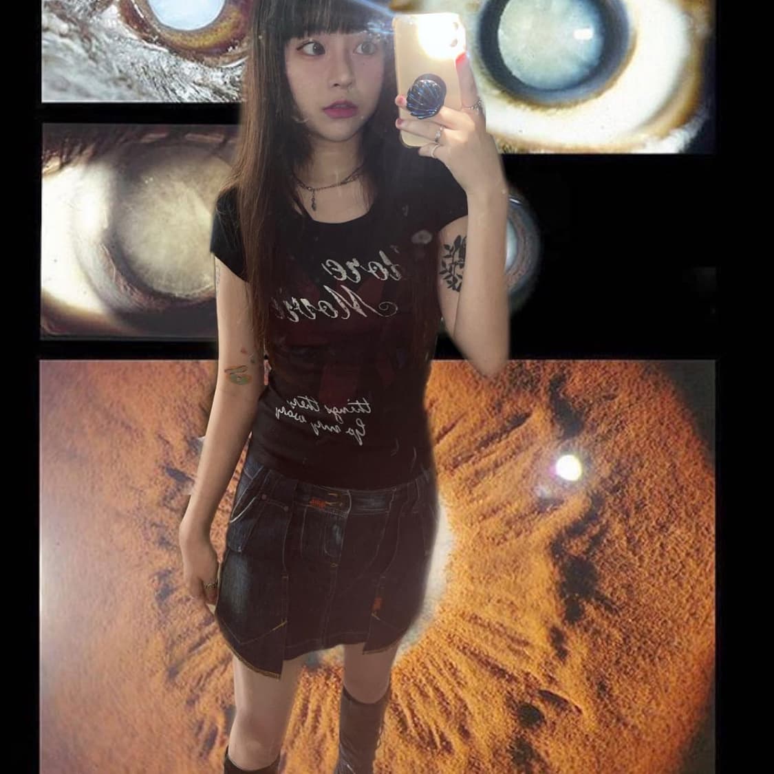 DIESEL 디테일데님스커트 상품이미지3