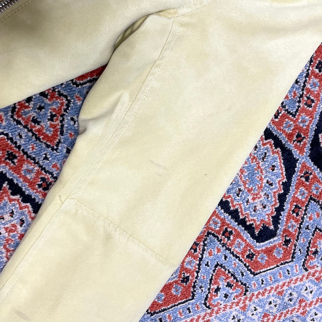 H&M 옐로우 세무 라이더자켓 여성S 상품이미지6