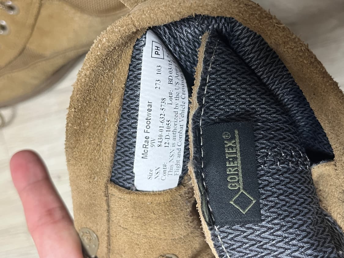 맥레이 고어텍스 미군 사막화 전투화 군화 Mc Rae 상품이미지2