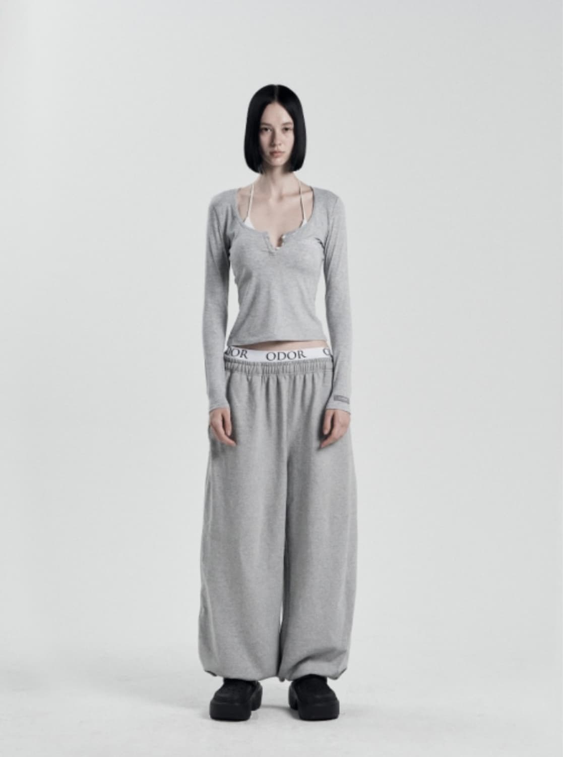 오도어 몰리 조거 그레이 (기모) 상품이미지1