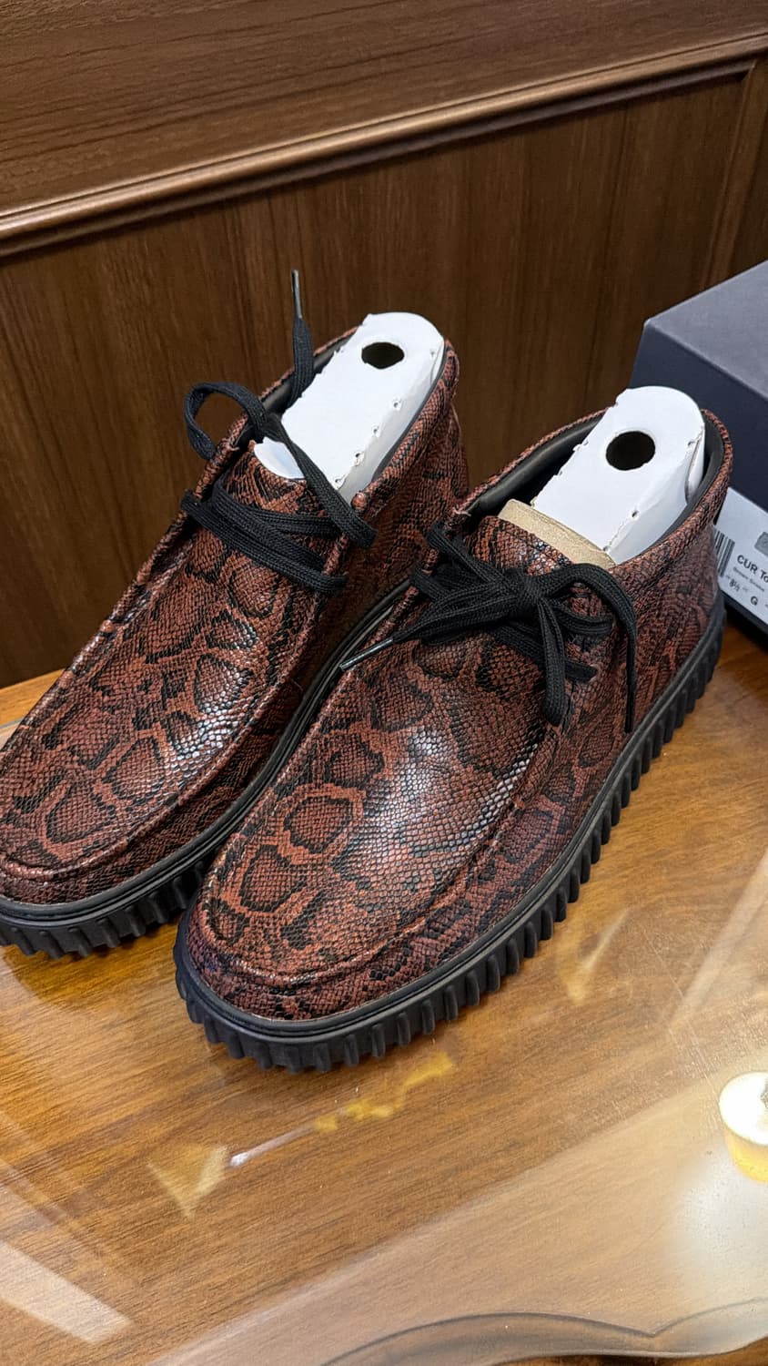 마틴로즈x클락스 레더 스네이크(새상품) 상품이미지7