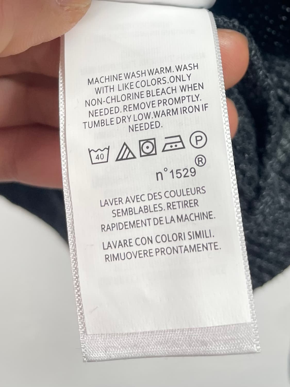 폴로 랄프로렌 다크그레이 와플 슬리브티 (on.508) 상품이미지5