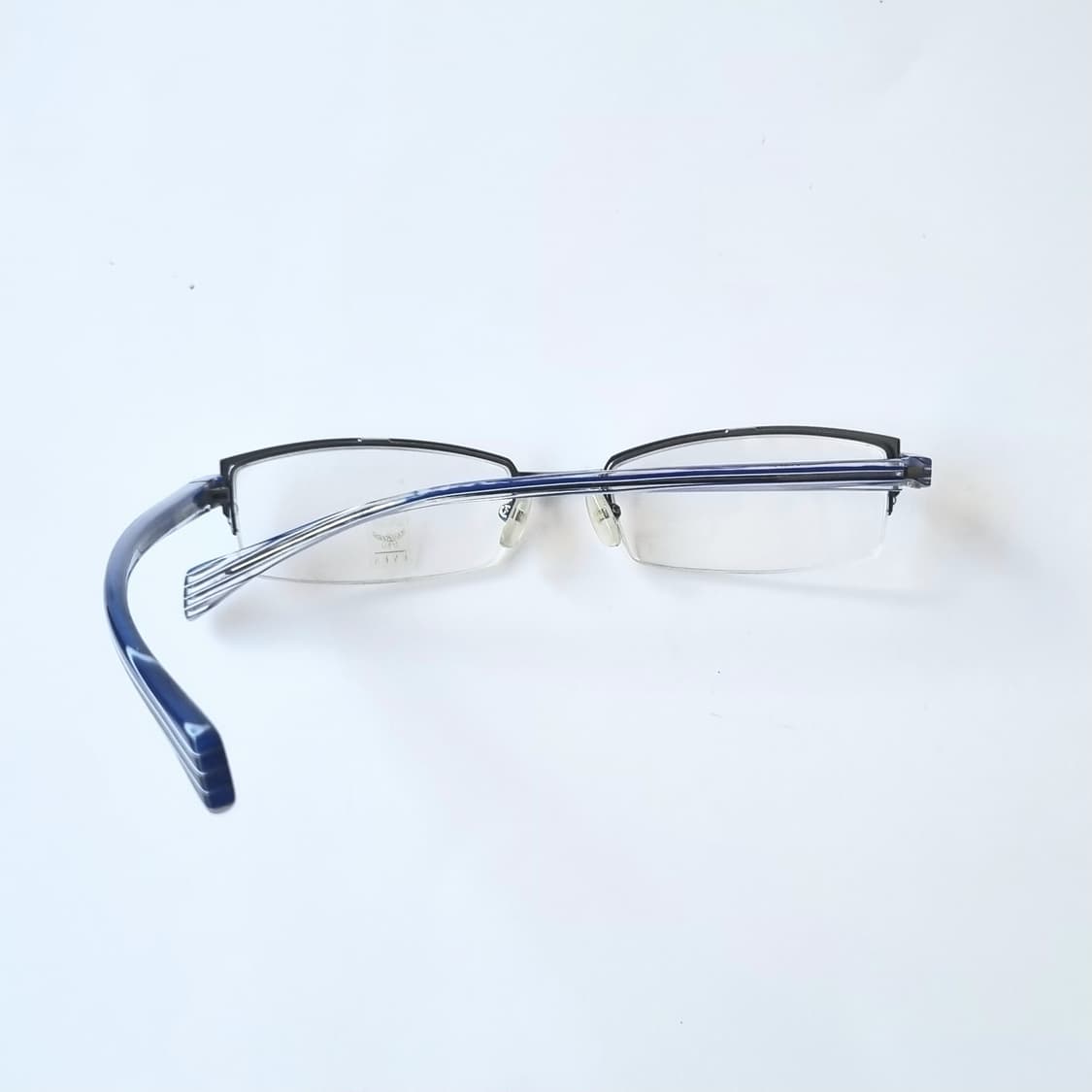 MCM  하프 메탈 안경 블루 스트라이프 안경테 상품이미지9