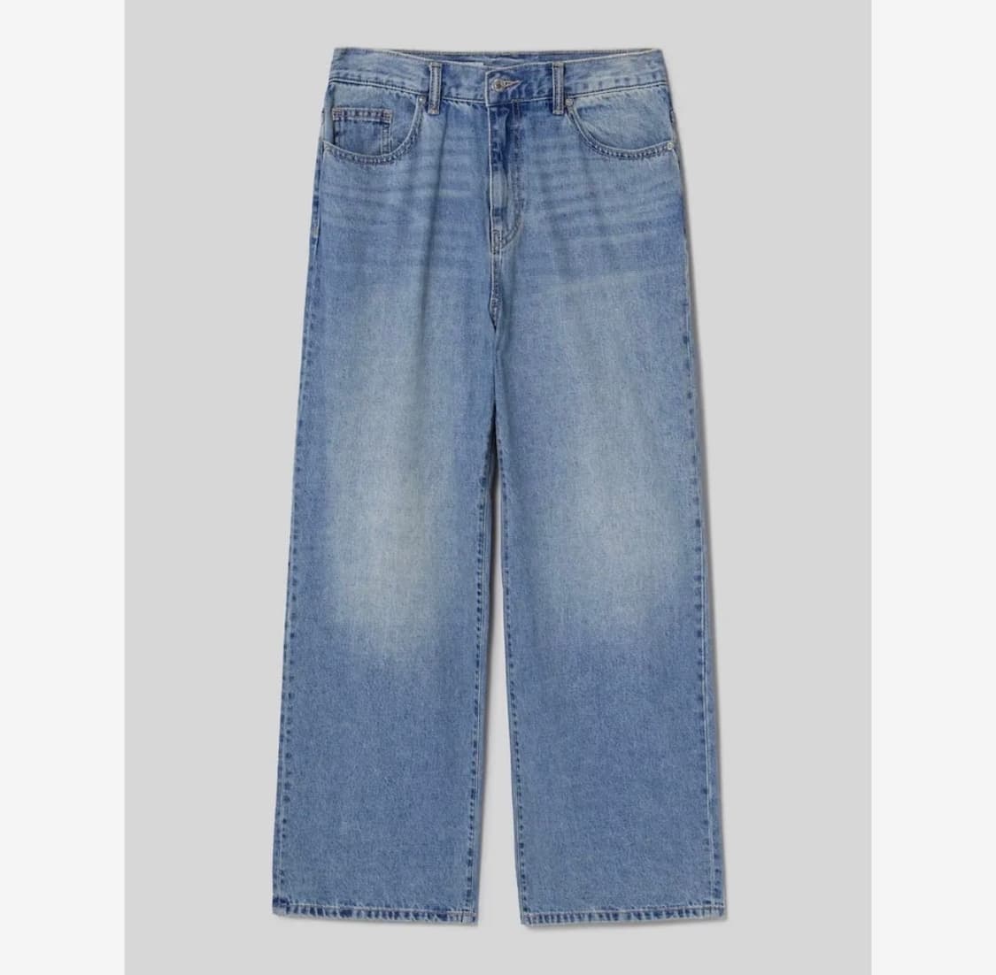 (30) 에잇세컨즈 에센셜 와이드핏 데님 팬츠 스카이 블루 상품이미지1