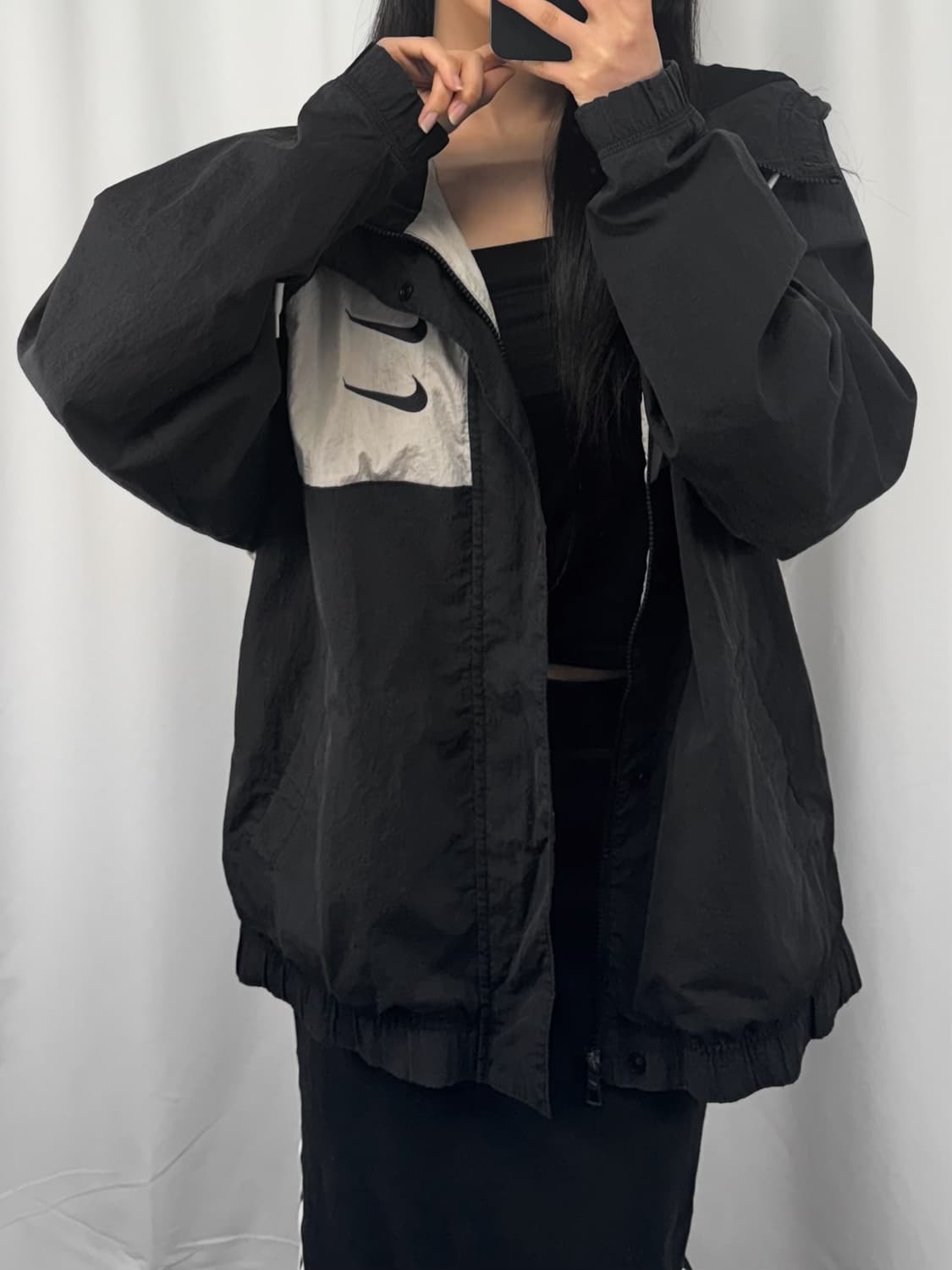 나이키 더블 스우시 우븐 바람막이 자켓 상품이미지2