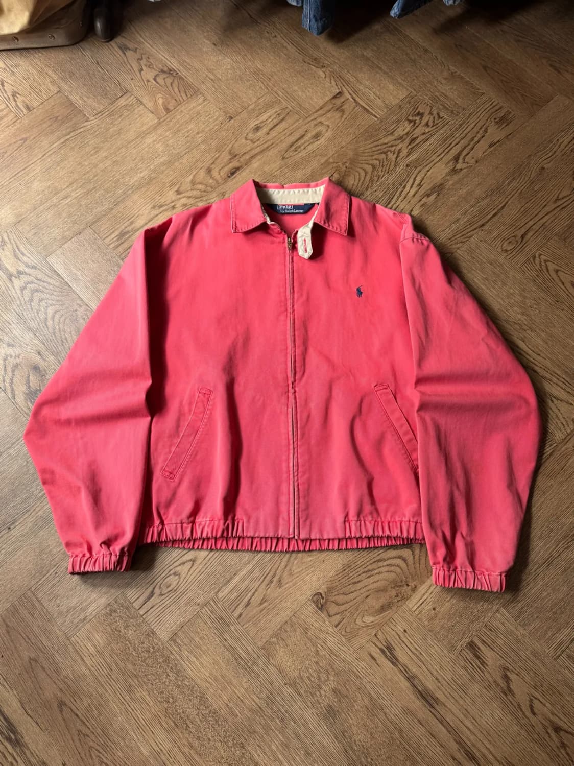 [M]폴로 랄프로렌 클래식 파스텔 레드 베이포트 자켓 상품이미지1