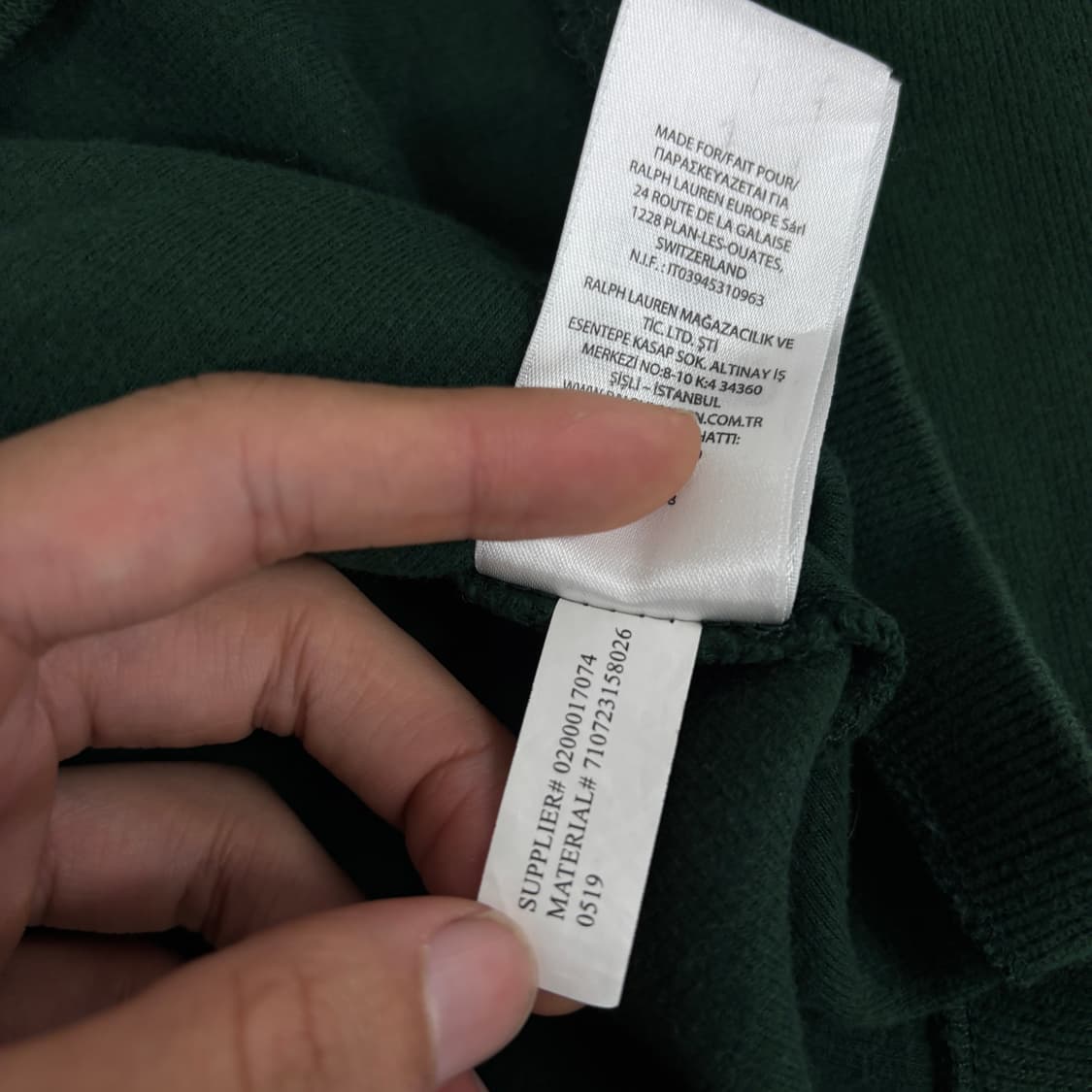 폴로 반집업 니트 상품이미지8